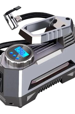 Digital Portable Air Compressor Pump Tire Inflator Grey